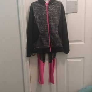 2pc Girls Champion  Hooded jkt and pants